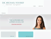 Tablet Screenshot of dentistinmontreal.com